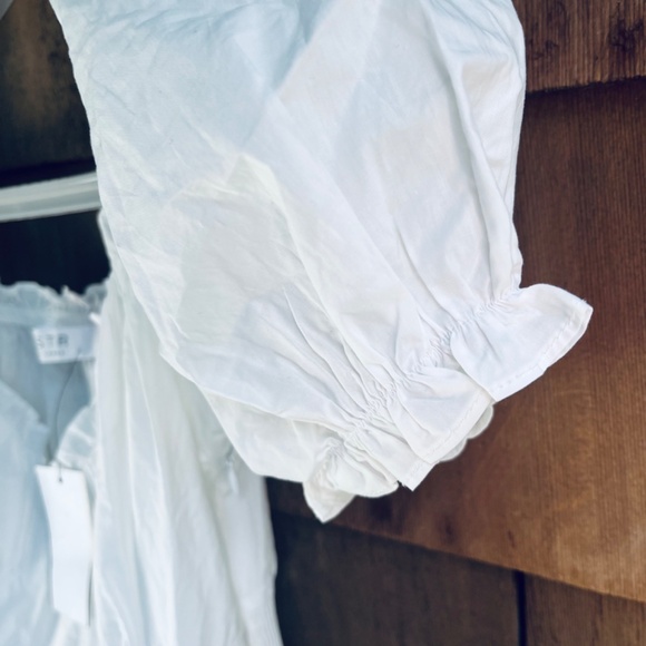 Revolve ASTR Sweetheart Neck Tiered Ruffle Cotton Midi Dress - Picture 10 of 17